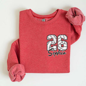 Custom Volleyball Number Sweatshirt