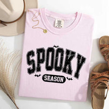 Womens Halloween Spooky Season Fall T-Shirt