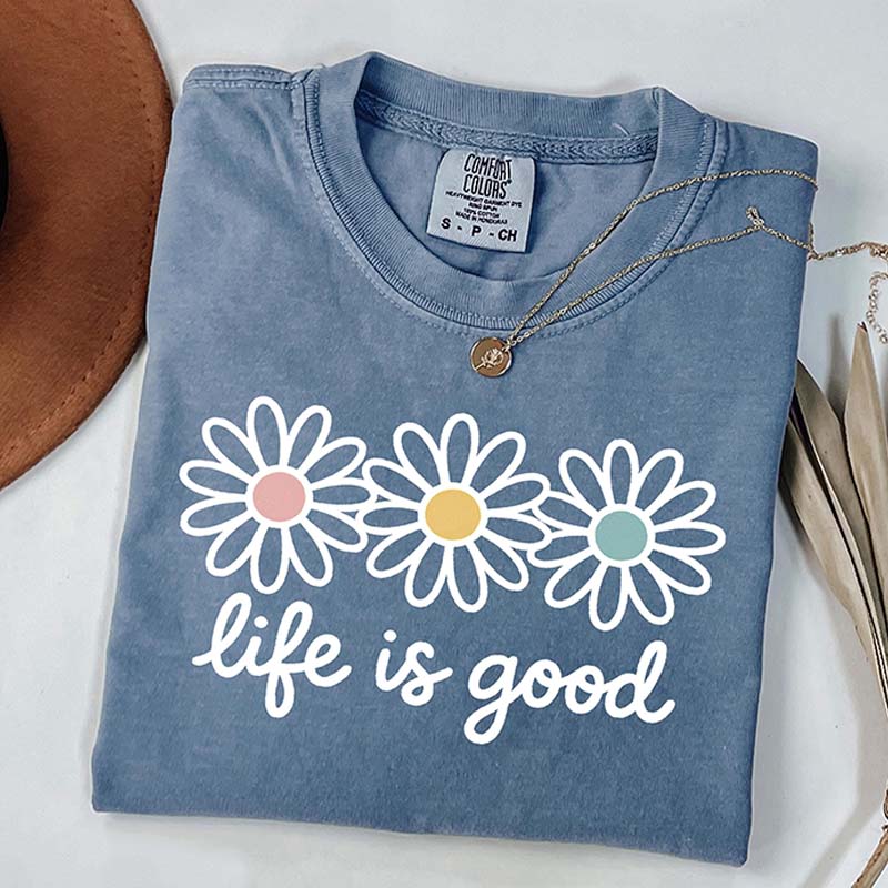 Life Is Good Daisy T-Shirt