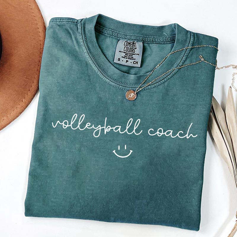 Volleyball Coach Smile T-Shirt