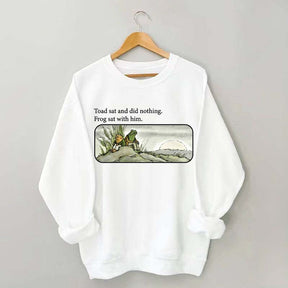 Frog And Toad Book Lover Sweatshirt