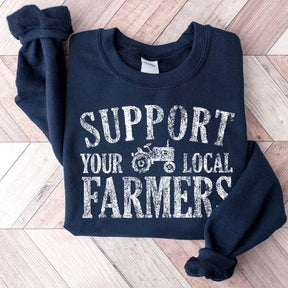 Support Your Local Farmers Country Living Sweatshirt