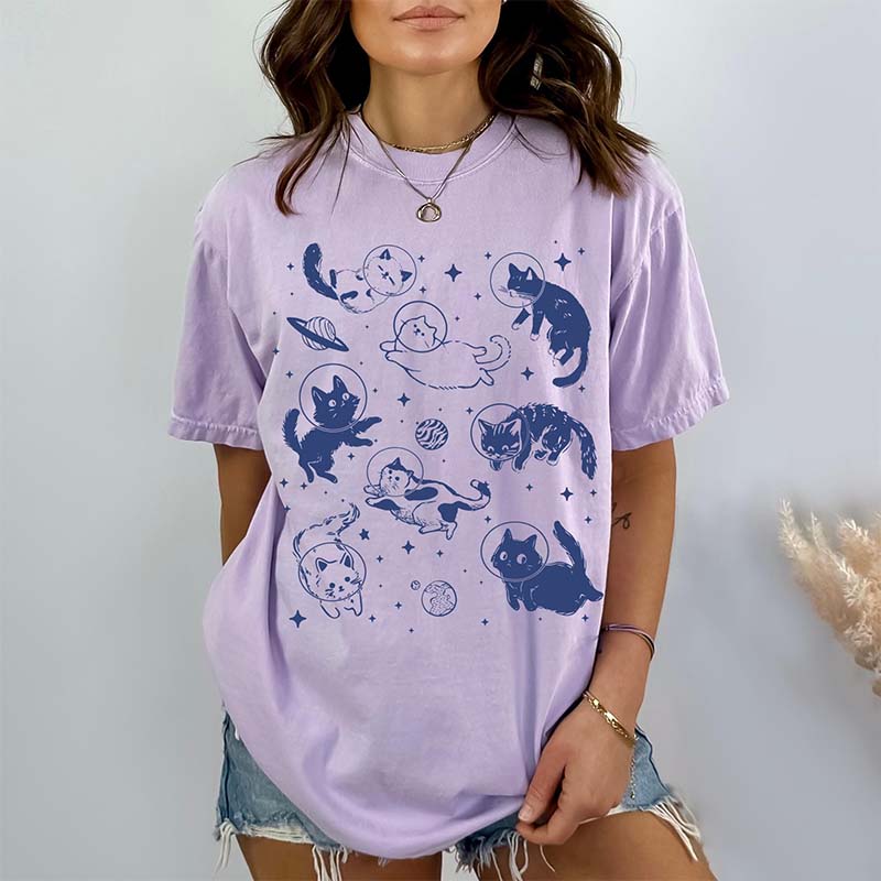 Funny Cats in Space T-Shirt