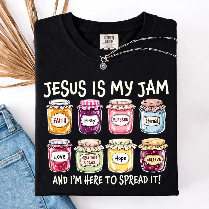 Funny Jesus Is My Jam Religous T-Shirt
