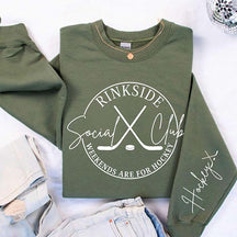 Rinkside Social Club Hockey Sports Mom Sweatshirt