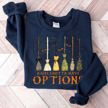 Retro A Girl Gotta Have Options Sweatshirt