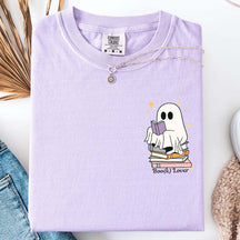Cute Spooky Boo(k) Lover Readers T-Shirt
