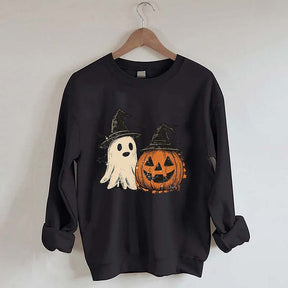 Preppy Floral Pumpkin Sweatshirt
