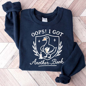 Cute Oops I Got Another Book Sweatshirt