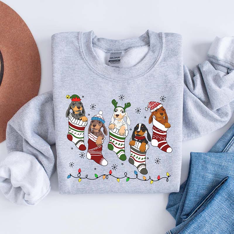 Dachshund Christmas Sweatshirt