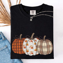 Autumn Fall Pumpkins Retro T-Shirt