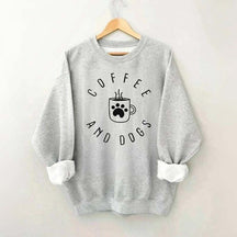 Cute Coffee and Dogs Sweatshirt