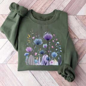 Cute Spring Wildflowers Sweatshirt