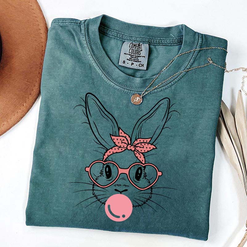 Rabbit Cartoon Easter T-Shirt