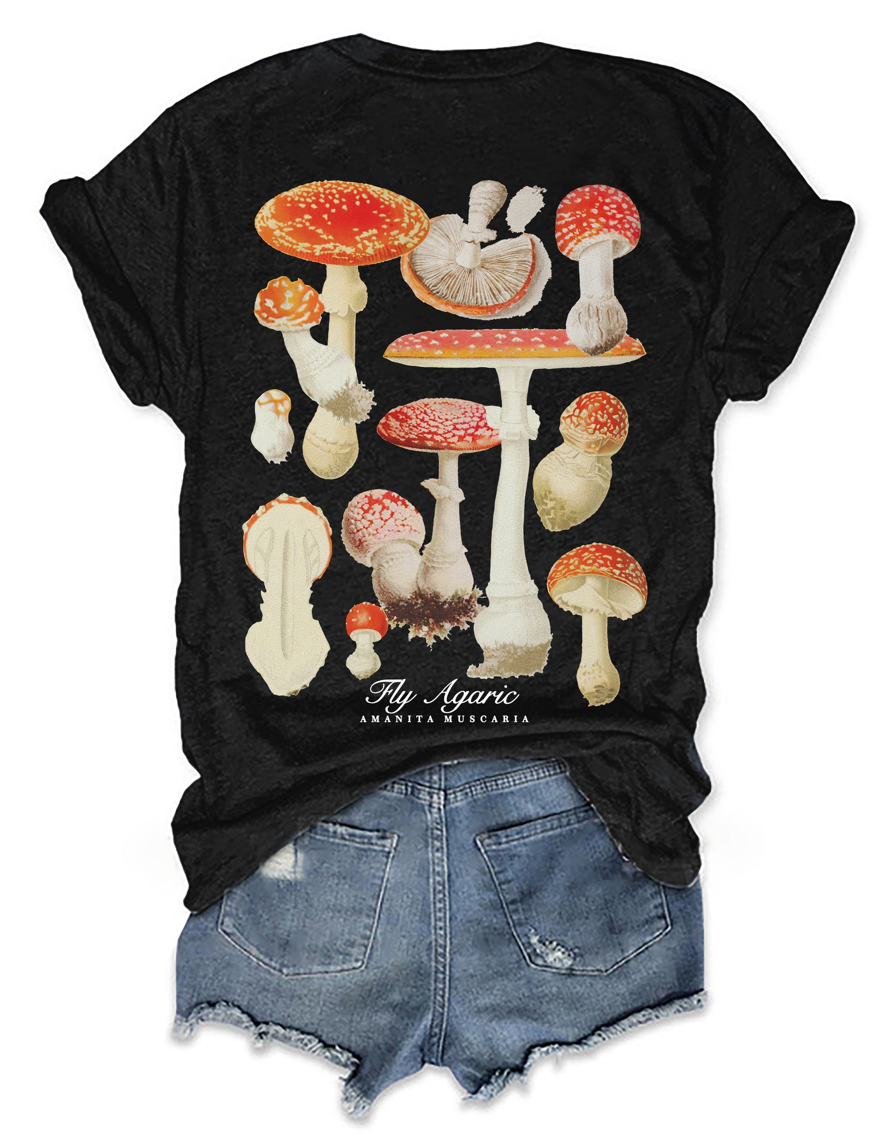 Life Is Good Mushroom T-shirt