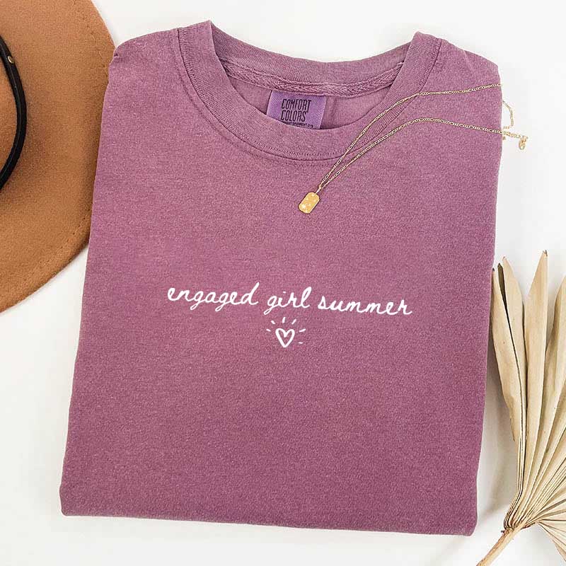 Engaged Girl Summer T-Shirt