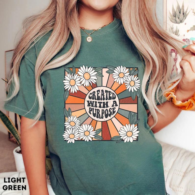 Here Comes the Sun Boho Flower T-Shirt