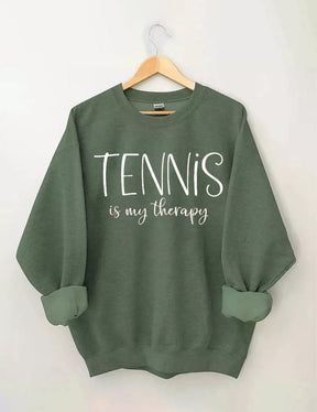 Tennis Is My Therapy Sweatshirt