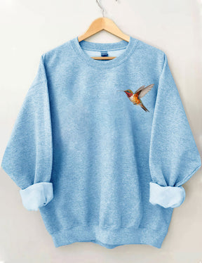 Wildflower And Bird Sweatshirt