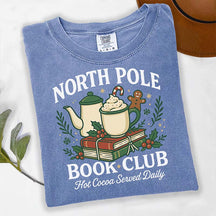 Comfort Colors Christmas Teacher Bookish T-Shirt