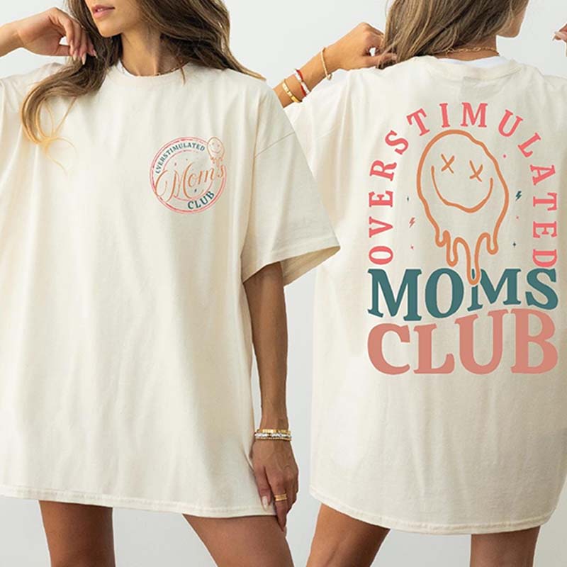 Comfort Colors Overstimulated Moms Club T-Shirt