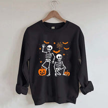 Funny Slightly Subtle FDT Halloween Skeleton Sweatshirt