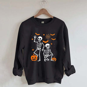 Funny Slightly Subtle FDT Halloween Skeleton Sweatshirt