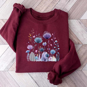 Cute Spring Wildflowers Sweatshirt