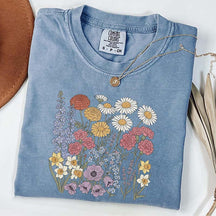 Botanical Print Wildflowers Vibes Sweatshirt