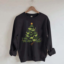 Dinosaurs Christmas Tree Sweatshirt