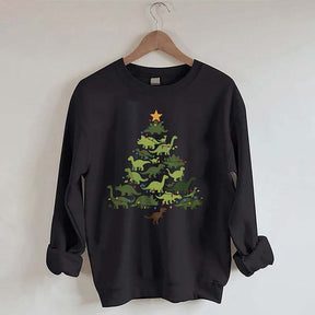 Dinosaurs Christmas Tree Sweatshirt