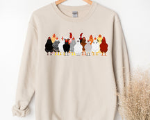 Funny Chickens Sweatshirt