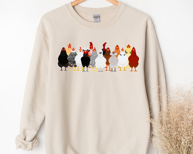 Funny Chickens Sweatshirt