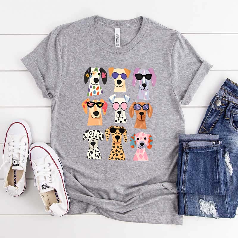 Cute Dog Puppy Graphic T-Shirt