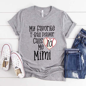 Personalized T-ball Game Day T-Shirt