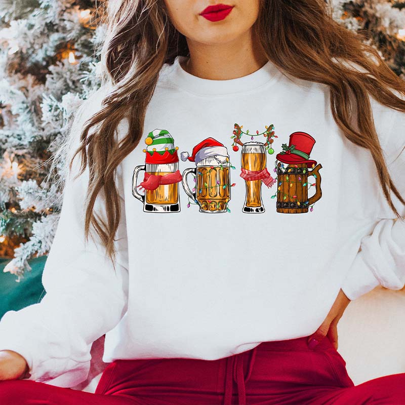 Merry Christmas Beers Sweatshirt