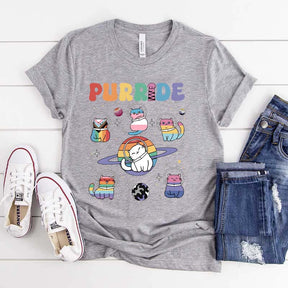 Purride Cats In Space T-Shirt
