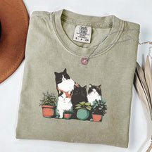 Salty Cats and Plants T-Shirt