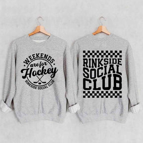 Weekends Are For Hockey Sweatshirt