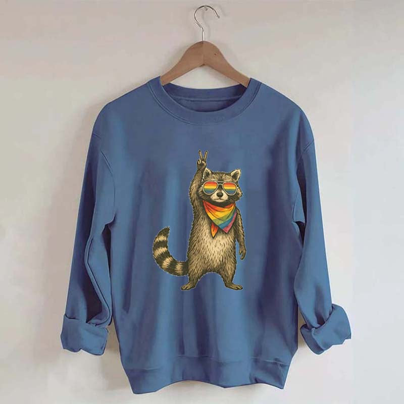 Raccoon Pride LGBT Sweatshirt