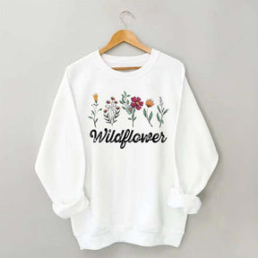 Minimalist Wildflower Sweatshirt