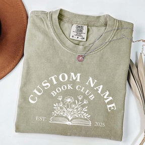 Personalized Book Club Name T-Shirt
