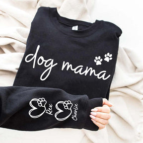 Custom Dog Mama Paws Funny Sweatshirt