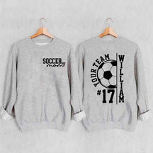 Personalized Soccer Mom Season Sweatshirt