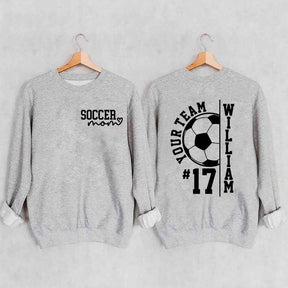 Personalized Soccer Mom Season Sweatshirt