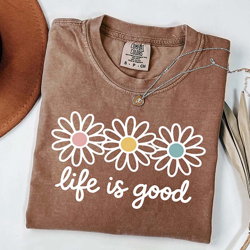 Life Is Good Daisy T-Shirt