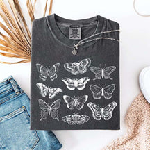 Vintage Butterfly and Moth Minimalist T-Shirt