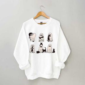 Ghost Black Cat Sweatshirt