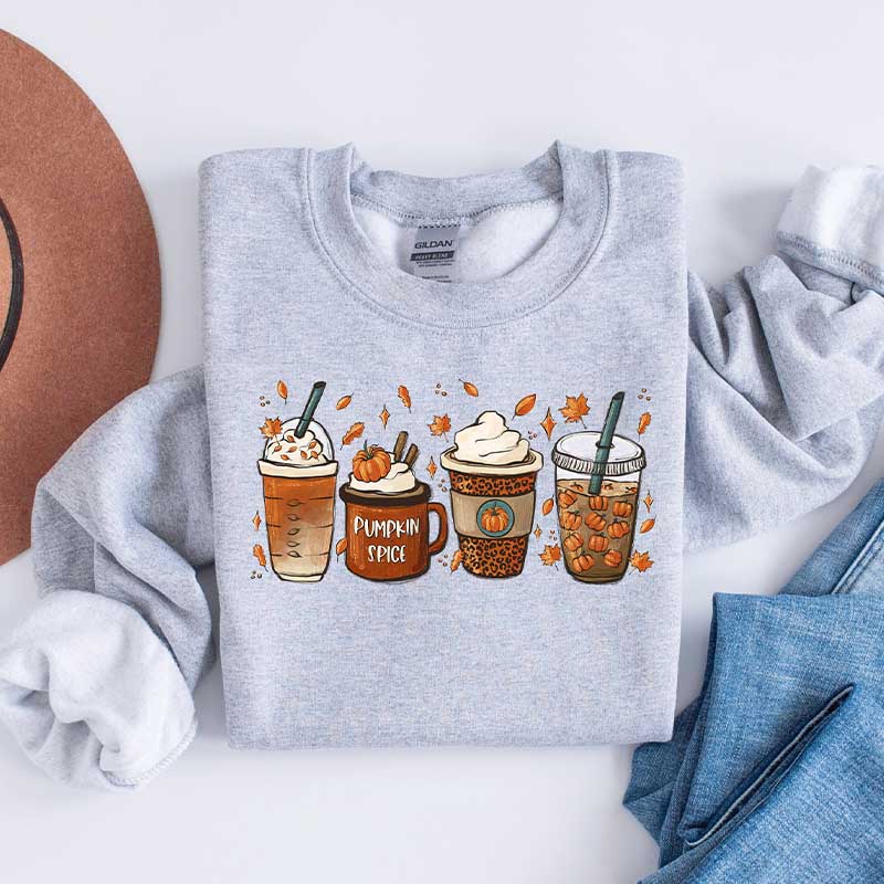 Fall Coffee Pumpkin Spice Sweatshirt