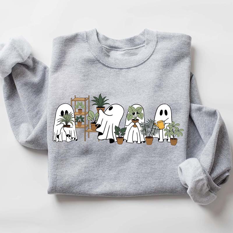 Cute Ghost Plant Sweatshirt